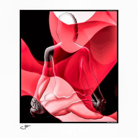lotus - padmasana red 2--