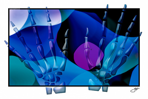 Blue Hands