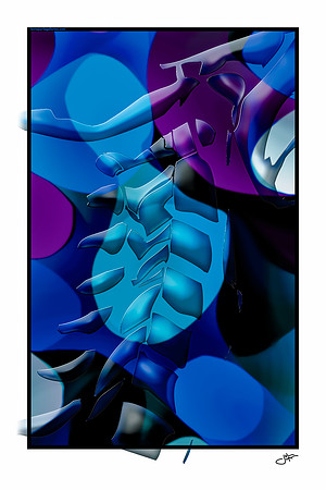 Blue Lateral Cervical Spine 1